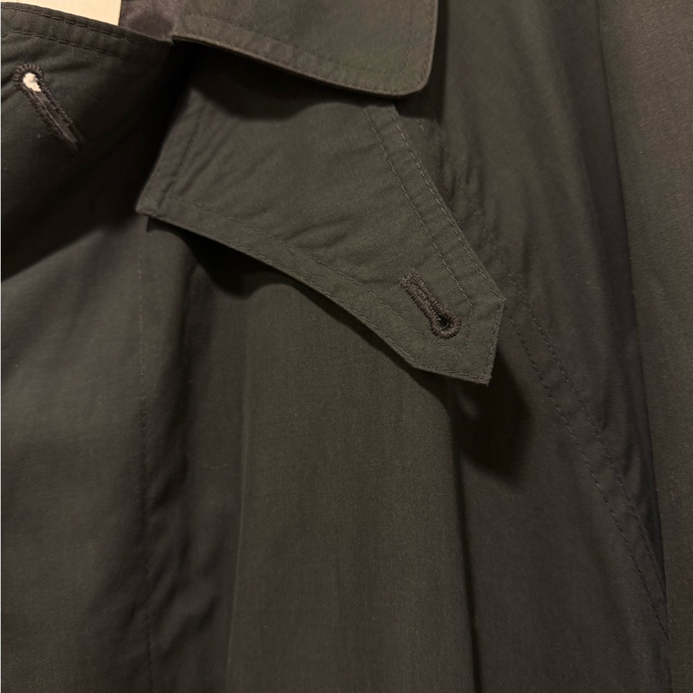 London Fog Men's Olive Trench Coat - Picture 8 of 13